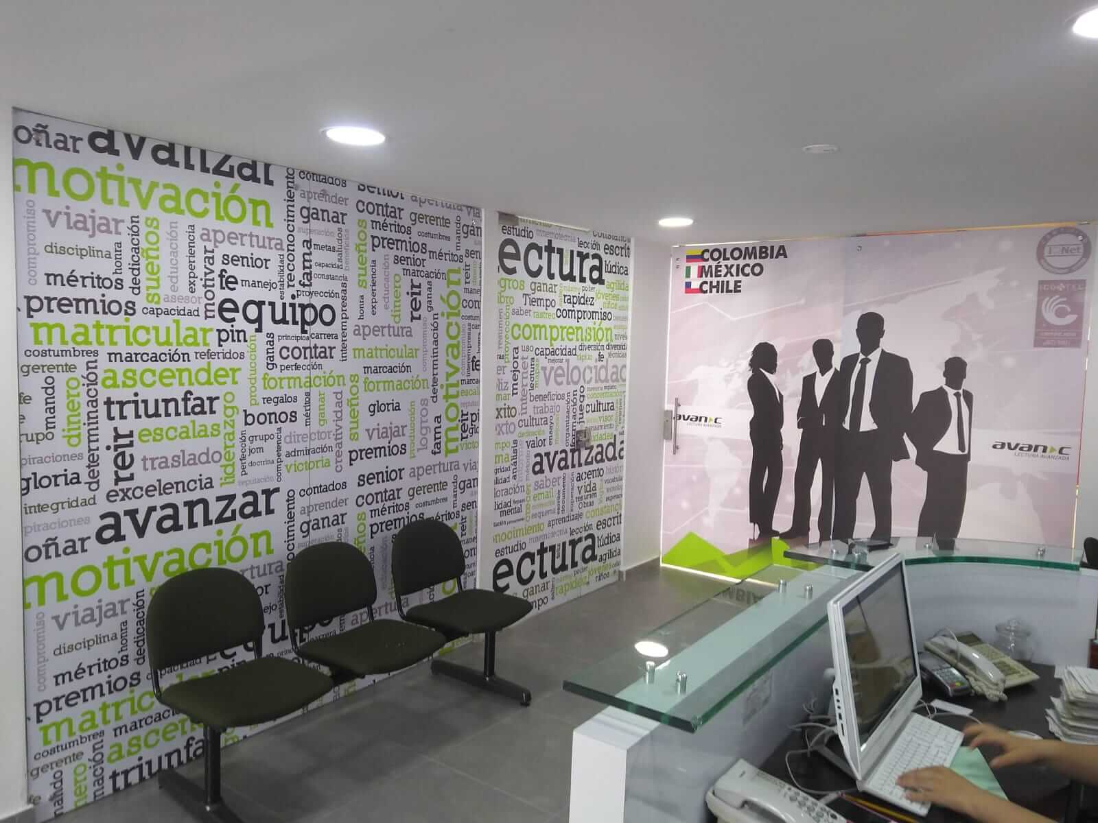 Adhesivos decorativos para oficina